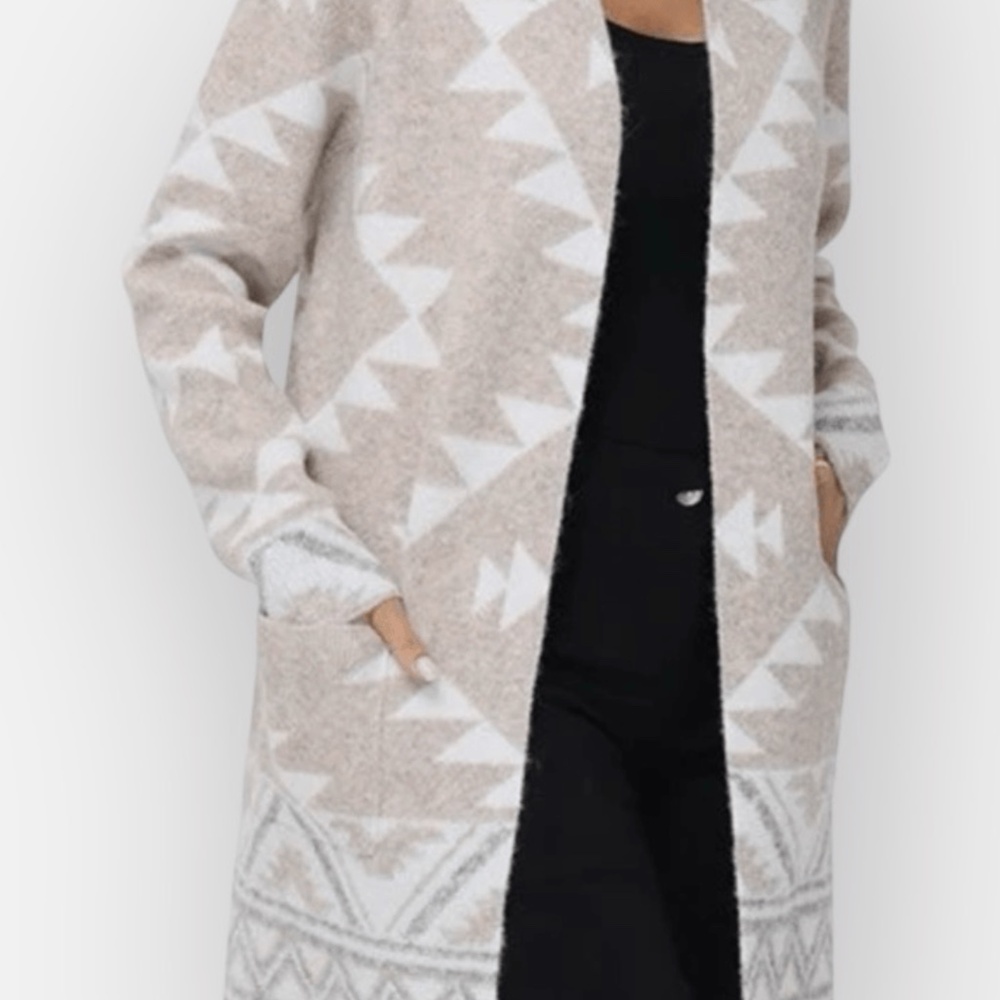 Frye Cream Aztec Sweater